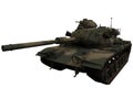 3d Rendering of a M60 Patton Tank Royalty Free Stock Photo