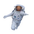 3D rendering of a male astronaut