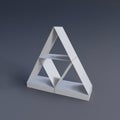 3d rendering of many layers name card