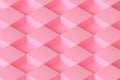 3d rendering many pink square shape abstract minimal modular background