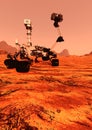 3D Rendering Mars Rover Royalty Free Stock Photo