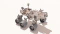 3D rendering of a Mars rover Royalty Free Stock Photo