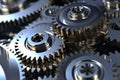 3D rendering mechanical gear