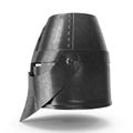 3D rendering of medieval French helmet.