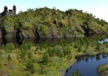 3D Rendering Medieval Landscape