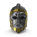 3D rendering of medieval viking helmet.