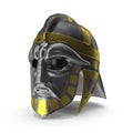 3D rendering of medieval viking helmet.