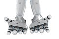 Cyborg arm isolated Royalty Free Stock Photo