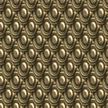 3D rendering of Middle Ages armor pattern tile Royalty Free Stock Photo