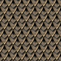 3D rendering of Middle Ages armor pattern tile Royalty Free Stock Photo