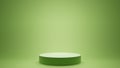 3d rendering minimal background, mock up scene with podium for product display. Royalty Free Stock Photo