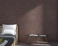 3d rendering of minimalist style bedrooms