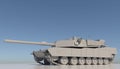 3d rendering of a modern American main battle tank