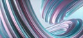 3D rendering of Modern blue and pink Abstract Wave Pattern background Royalty Free Stock Photo