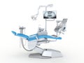 3D rendering modern dental chair