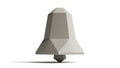 Modern Geometric Concrete Bell Royalty Free Stock Photo