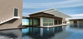 3d rendering modern home