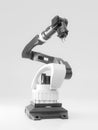 Robotized arm model Royalty Free Stock Photo