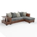 3D rendering. Modern sofa of simple shape