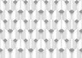 3d rendering. modern square box grid stack pattern wall design background. Royalty Free Stock Photo