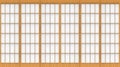 3d rendering. modern traditional Japanese style sliding paper wood door wall background.