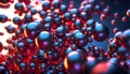 3D rendering of molecular compounds, scientific and molecular research concept,