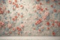 3 d rendering of the mosaic wall3 d rendering of the mosaic wall3 d render of a modern bathroom interior design Royalty Free Stock Photo