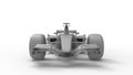 3D rendering of a motorsports race car blank computer generated model. V12 V10 fast aerodynamic race car. Championship