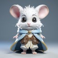 Charming Realism: Little Mice Illustration In Zbrush Style
