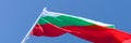 3D rendering of the national flag of Bulgaria waving in the wind Royalty Free Stock Photo