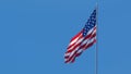 3d rendering of the national flag of the United States of America Royalty Free Stock Photo