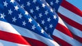 3d rendering of the national flag of the United States of America Royalty Free Stock Photo