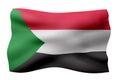 North Sudan 3d flag