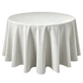 Off White Round Tablecloth 3 D Render Isolated White Background Royalty Free Stock Photo