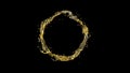 Oil forming loop circle