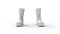 3d rendering of a pair of boots isolated in white background