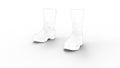 3d rendering of a pair of boots isolated in white background