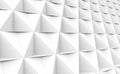 3d rendering. perspective view of tri polygon pattern stack wall background Royalty Free Stock Photo