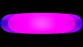 3D rendering. Pink template with black background to place text or various design uses. Colorful oval template. Purple three-