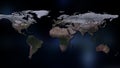 3D rendering of planet Earth. You can see continents, cities. Elements of this image furnished by NASA Royalty Free Stock Photo