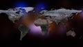 3D rendering of planet Earth. You can see continents, cities. Elements of this image furnished by NASA Royalty Free Stock Photo