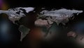 3D rendering of planet Earth. You can see continents, cities. Elements of this image furnished by NASA Royalty Free Stock Photo