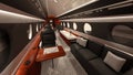3D Rendering Private Jet