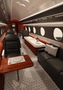 3D Rendering Private Jet