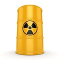 3D rendering radioactive barrel