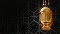 3D rendering Ramadan Lamp 134