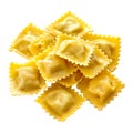 3D Rendering of a Ravioli Pasta Transparent Background - Ai Generated Royalty Free Stock Photo
