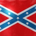 3d rendering of a Rebel Confederated flag icon