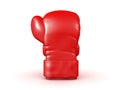 3D Rendering of red boxing glove Royalty Free Stock Photo