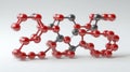 red and black molecule model Royalty Free Stock Photo